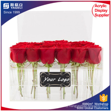 Custom High Quality Funny Acrylic Flower Storage Box